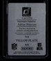 2019 Donruss Plates and Patches Printing Plate Yellow 250 Adrian Peterson 1/1