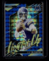 2025 Panini Mosaic Light it Up Mosaic Blue Refractor 11 JJ McCarthy 48/99