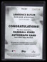 2024 Topps Update Stars Autographs BSABUT Black Lawrence Butler RC Auto 154/199