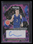 2024-25 Panini Prizm Campus Favorites Purple Ice Christian Braun RC Auto 68/99