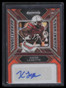 2024 Panini Prizm Draft Sensational Signatures Orange Xavier Legette RC Auto /75