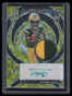 2023 Panini Spectra Aspiring Autographs Green 12 Jayden Reed RC Patch Auto 28/35