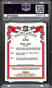 2022 Donruss Optic Retro '81 Signatures Red Mojo Oneil Cruz RC Auto 22/99 PSA 10