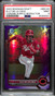 2022 Bowman Chrome Draft Purple Refractor Elly De La Cruz Rookie 202/250 PSA 9