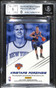 2015-16 Panini Preferred Autograph Purple Kristaps Porzingis RC Auto 23/49 BGS 9