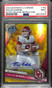 2023 Bowman Chrome U Autograph Yellow Refractor Dillon Gabriel RC Auto /75 PSA 9
