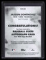 2024 Topps Baseball Stars Autographs BSAJAS Jasson Dominguez Rookie Auto