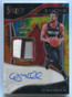 2021-22 Select X-Factor Memorabilia Tie Dye 12 CJ McCollum Patch Auto 8/25