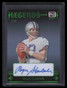 2023 Leaf Pro Set Pure Legends Holo Crystal Green lrs1 Roger Staubach Auto 2/8