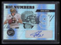 2024 Press Pass Premium Big Numbers Autographs Prism Silver Drew Brees Auto 7/10