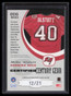 2000 Leaf Certified Gridiron Gear Century ma40h Mike Alstott Patch 12/21