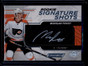 2019-20 Upper Deck Engrained Rookie Signature Shots Morgan Frost RC Auto 29/249