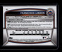 2023 Bowman Chrome Mega Box Navy Refractor 81 Francisco Lindor 102/175