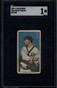 1909-11 t206 Polar Bear 137 Mickey Doolan Batting SGC 1 PR