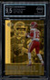 2019 Panini Illusions Trophy Collection Gold 52 Patrick Mahomes /399 ARENA 9.5