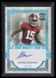 2020 Leaf Ultimate Draft Platinum Spectrum Xavier McKinney Rookie Auto 14/25