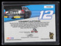 2003 VIP Tradin' Paint Driver Autographs RN Ryan Newman Sheet Metal Auto 10/12