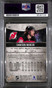 2021-22 Metal Universe 188 Dawson Mercer Rookie PSA/DNA Certified Authentic Auto