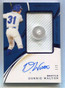 2020 Immaculate Debut Jumbo Autographs 11 Donnie Walton Rookie Button Auto 1/2