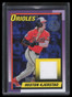 2025 Topps '90 Topps Relics Blue t90rhkt Heston Kjerstad Jersey 131/150