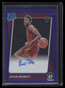 2021-22 Donruss Optic Rated Rookie Signatures Purple 175 Evan Mobley RC Auto