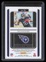 2022 Panini One 76 Treylon Burks Rookie Quad Patch Auto 71/75 Square One