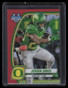 2024 Bowman Chrome University Red Refractor 105 Jordan James Rookie 5/5