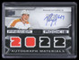 2022-23 UD Premier Autographs PRARA Ronnie Attard Rookie Quad Jersey Auto 92/99