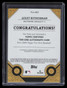 2024 Topps Tier One Autographs Blue Foil t1aaru Adley Rutschman Auto 22/35