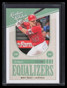 2019 Panini Leather and Lumber Equalizers Gold 4 Mike Trout 21/99