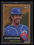 2022 Topps Chrome Platinum Gold Wave Refractor 102 Adalberto Mondesi 47/50