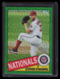 2020 Topps Update '85 Silver Pack Chrome Green Refractor Stephen Strasburg 29/99