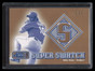 2002 Upper Deck 40-Man Super Swatch Gold SHN Hideo Nomo Jersey 11/40
