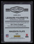 2017 Panini Prizm Plates and Patches Printing Plate 219 Leonard Fournette RC 1/1