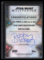 2022 Topps Star Wars Masterwork Sketches NNO Bobby Blakey Sketch Auto 1/1