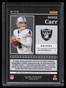2022 Panini Encased Sapphire Signatures 47 Derek Carr Auto 2/15