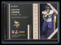 2019 Panini Gold Standard Mother Lode 16 Dalvin Cook 5 Ball Glove Jersey 52/149