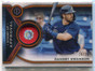 2021 Topps Tribute Stamp of Approval Relics Orange Dansby Swanson Jersey 24/25