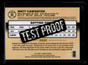 2016 Donruss Test Proof Cyan 89 Matt Carpenter 39/49