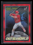 2018 Donruss Out of this World Red ow3 Mike Trout 38/149