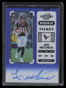 2022 Panini Contenders Optic Blue 125 John Metchie III Rookie Auto 72/75