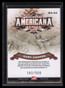 2008 Donruss Threads Baseball Americana Material Gary Cooper Shirt Relic 183/500