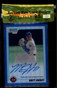 2010 Bowman Chrome Draft Blue Refractor Matt Harvey Rookie Auto 80/150 RCR 9.5