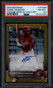 2025 Bowman Chrome Autographs Gold Refractor Naibel Mariano RC Auto /50 PSA 8.5