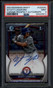 2023 Bowman Chrome Draft Prospect Autographs Wyatt Langford Rookie RC Auto PSA 9