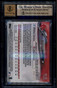 2018 Topps Chrome Autographs Blue Refractor Rafael Devers RC Auto 49/150 BGS 9.5