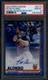 2019 Topps Chrome Autographs Blue Wave Refractor Pete Alonso RC Auto /150 PSA 10