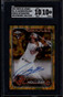 2024 Topps Chrome Autogaphs Gold Orange Refractor Jackson RC Auto 22/35 SGC 10