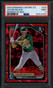 2024 Bowman Chrome Sapphire Red Refractor bcp205 Jacob Wilson Rookie RC /5 PSA 9