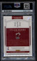 2019-20 Panini National Treasures Materials Tyler Herro RC Dual Patch /25 PSA 10